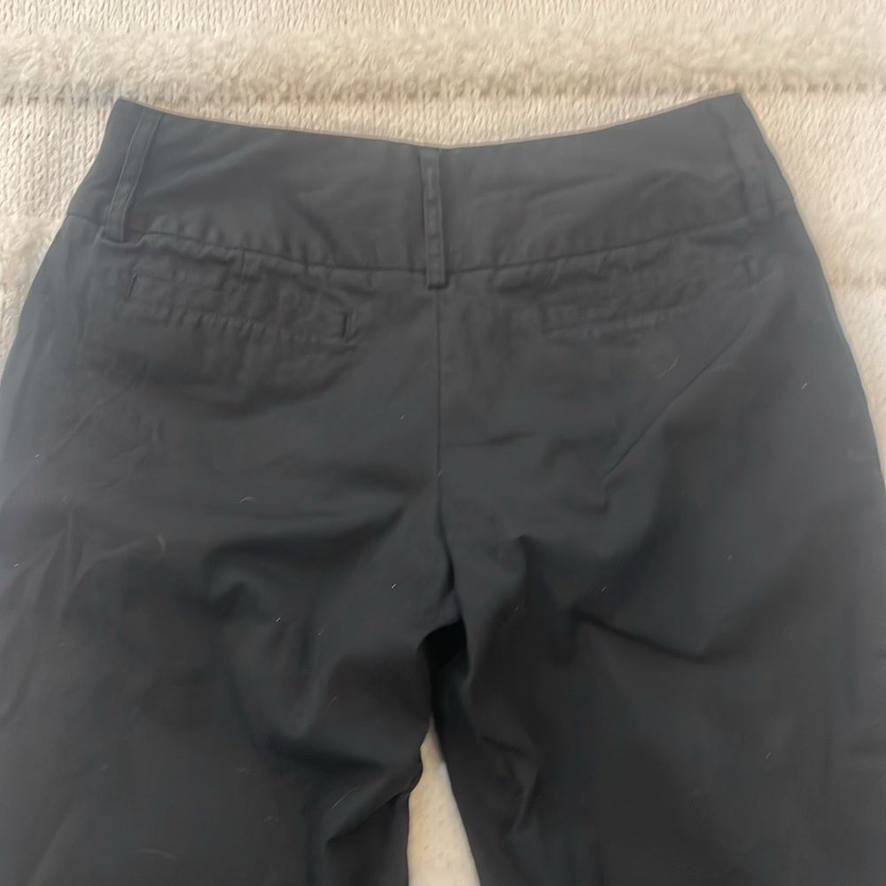 Mossimo Stretch Black Cropped Pants Boyfriend Cap… - image 7